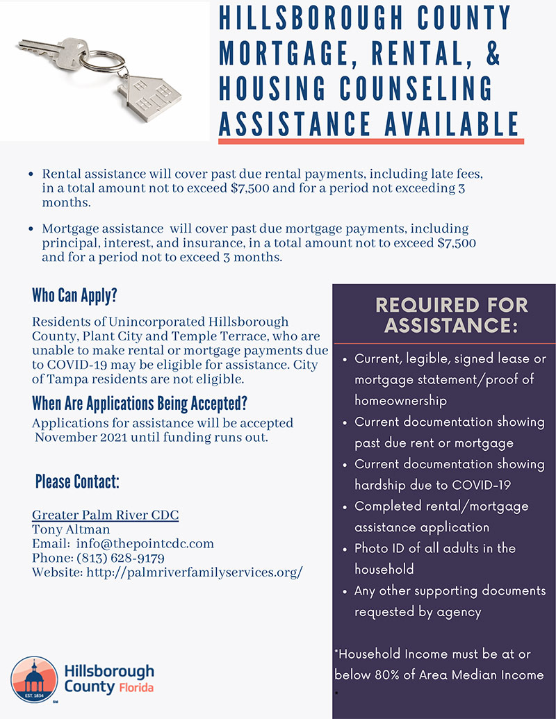 HCPS Employee Deals - Greater Palm River Rental & Mortgage Assistance